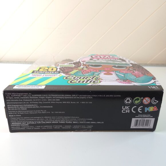 L.O.L. Surprise! OMG Sports Series Court Cutie Doll Multiple Fashion Accessories - Picture 12 of 13